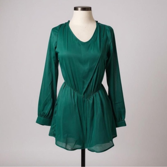 Lucca  Green Romper | SIZE S - Picture 1 of 4